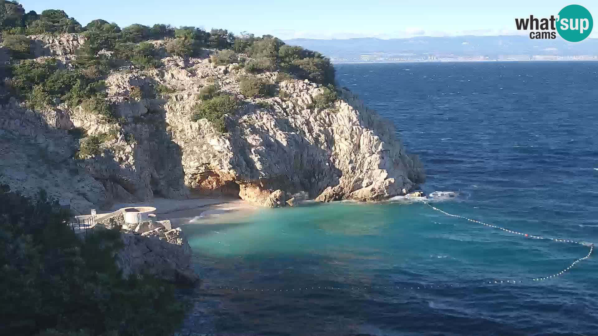 Webcam Brseč Strand – Mošćenička Draga – Kroatien