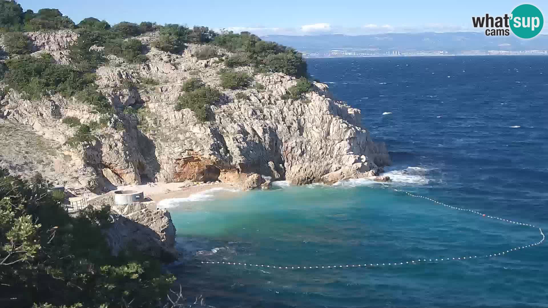 Webcam Bersezio spiaggia – Draga di Moschiena – Croazia