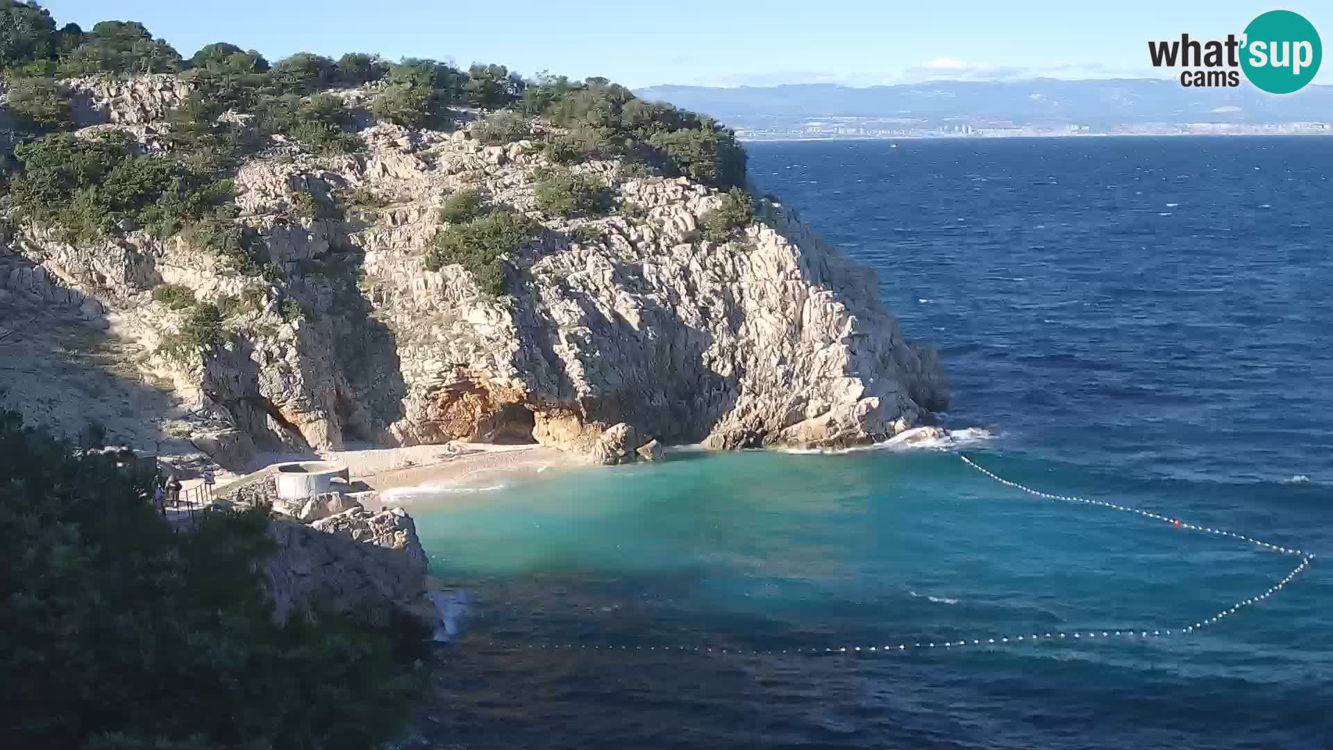 Webcam Brseč Strand – Mošćenička Draga – Kroatien