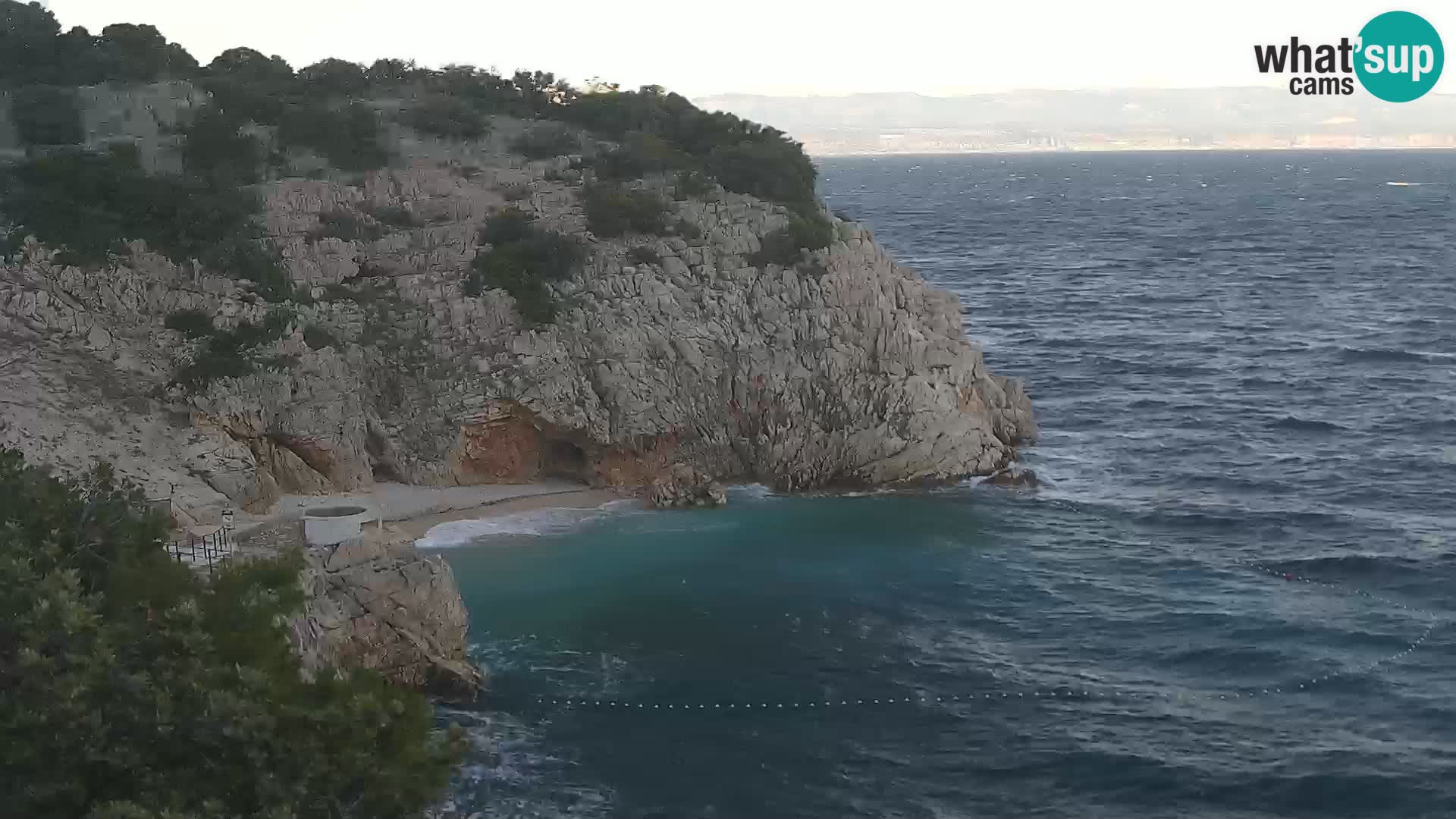 Webcam Brseč Strand – Mošćenička Draga – Kroatien