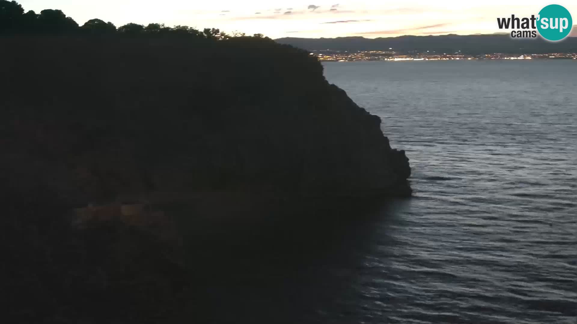Webcam Bersezio spiaggia – Draga di Moschiena – Croazia