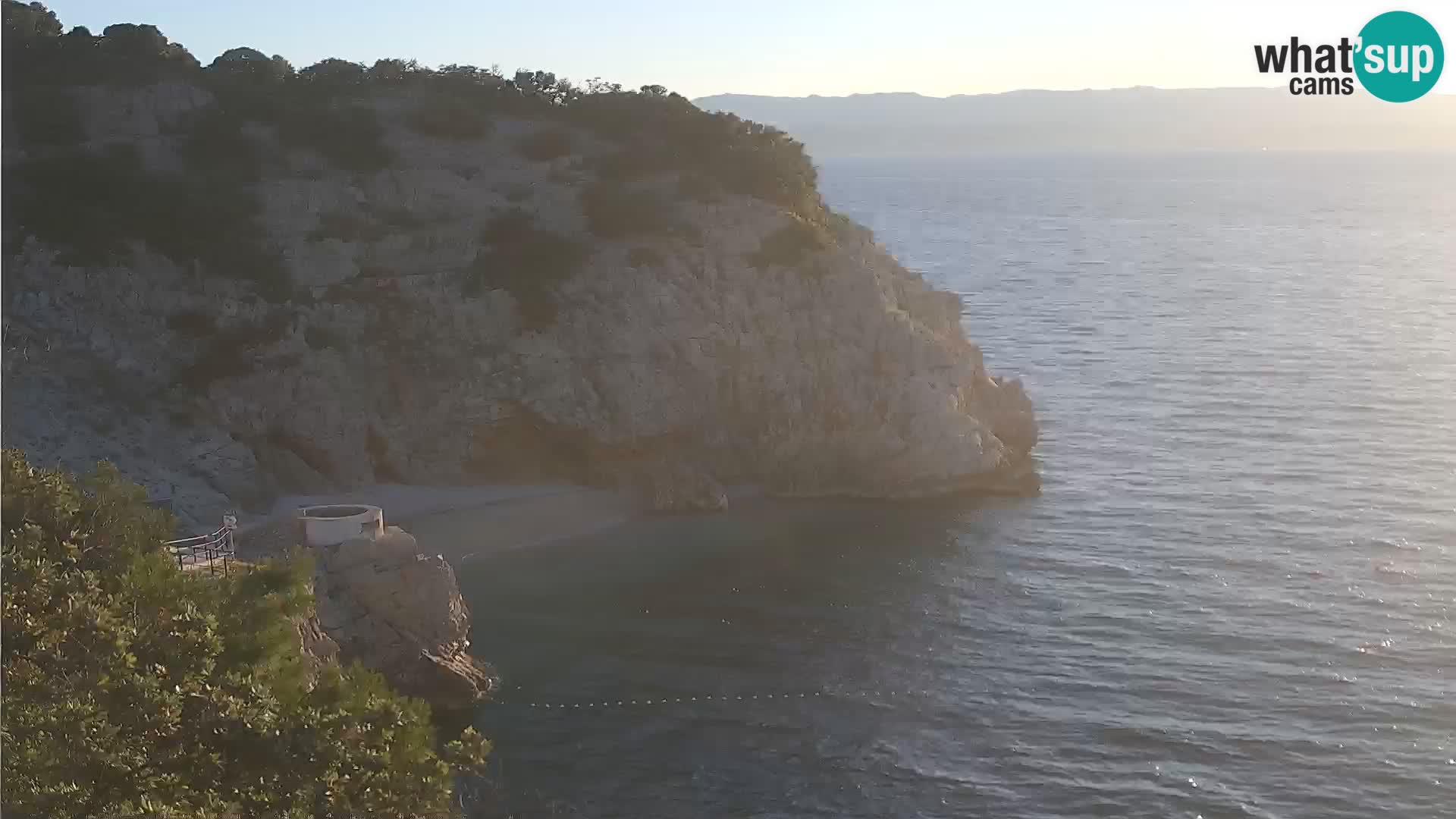 Web kamera plaže Brseč – Mošćenička Draga – Hrvatska