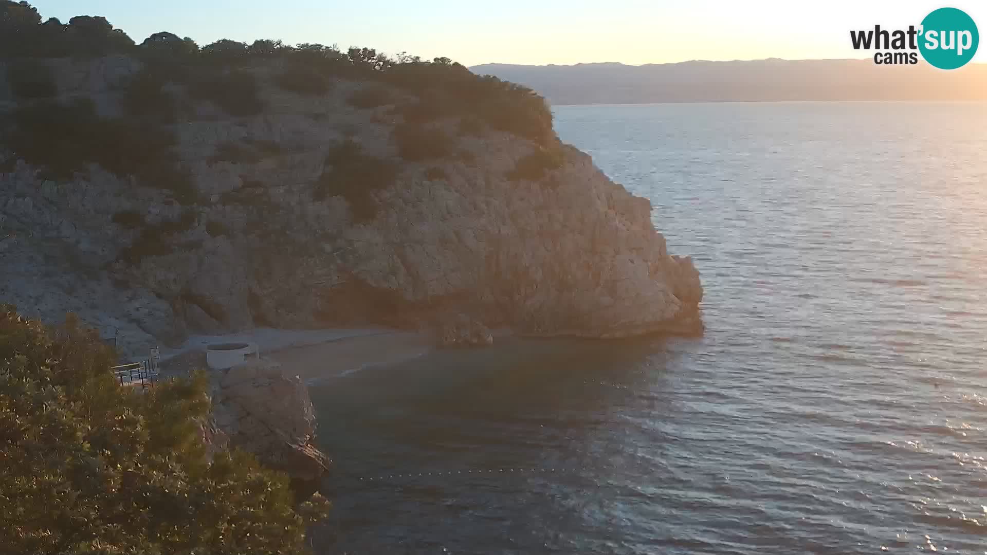 Webcam Brseč Strand – Mošćenička Draga – Kroatien