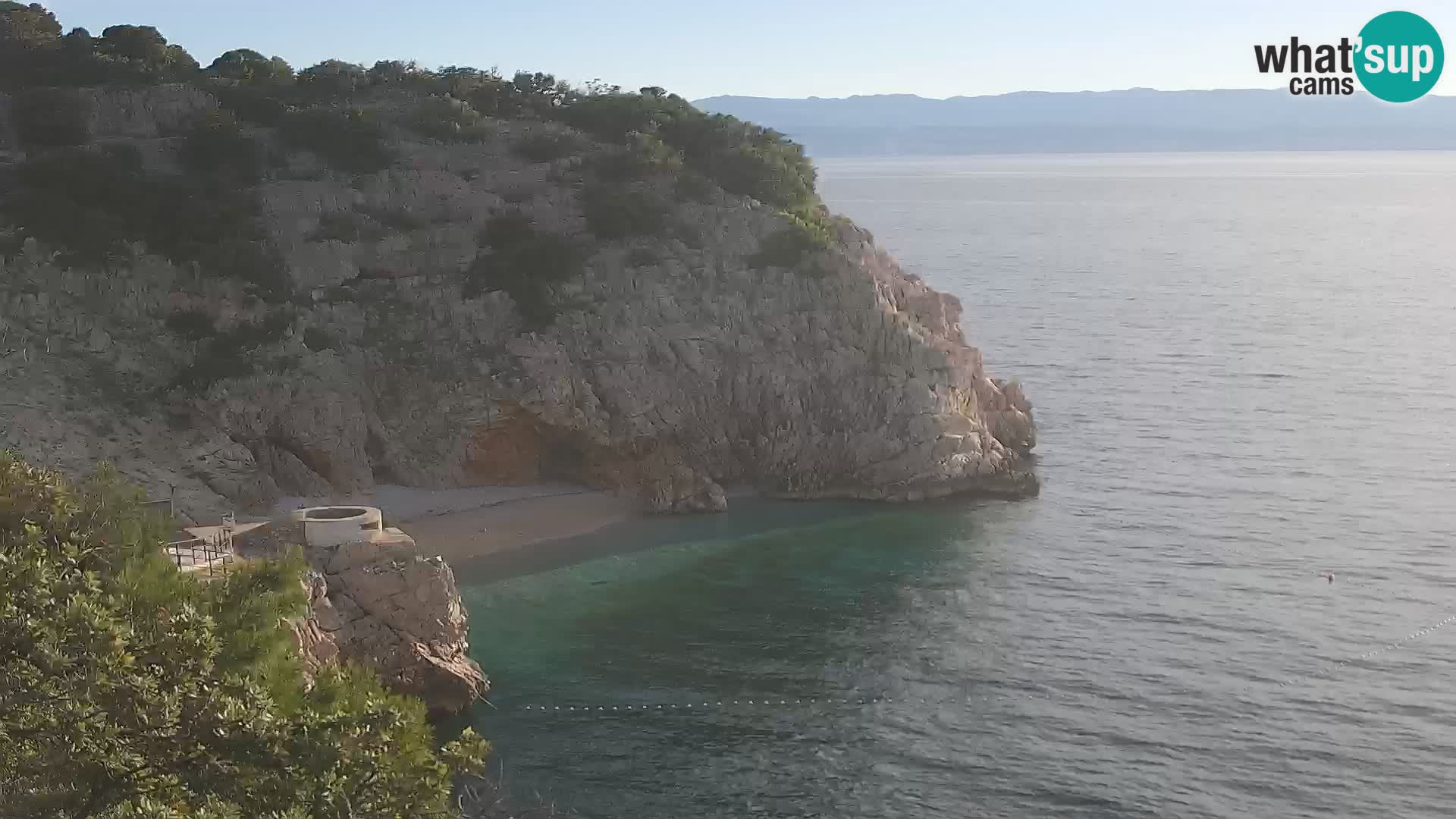 Webcam Brseč Strand – Mošćenička Draga – Kroatien