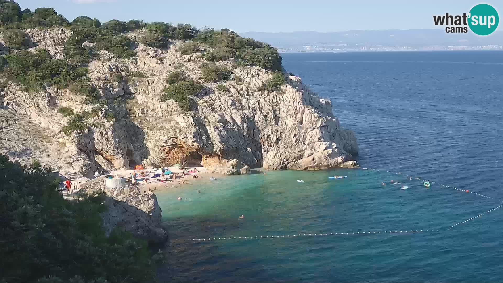 Webcam Bersezio spiaggia – Draga di Moschiena – Croazia