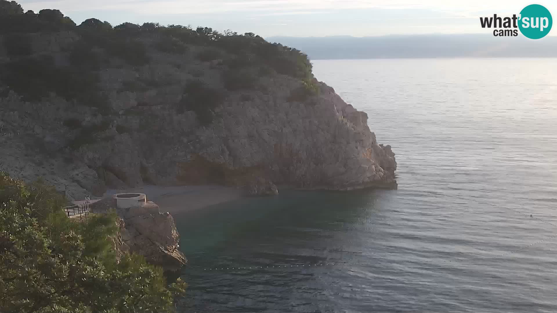 Webcam Brseč beach – Mošćenička Draga – Croatia