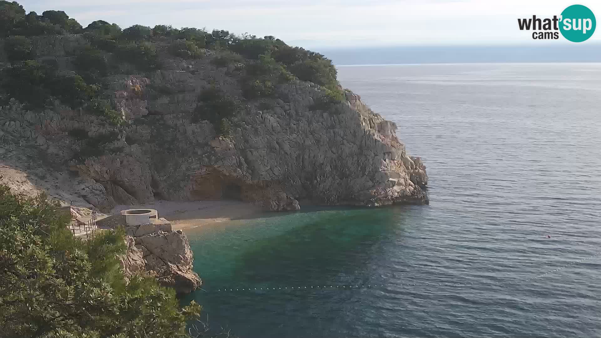 Webcam Brseč beach – Mošćenička Draga – Croatia