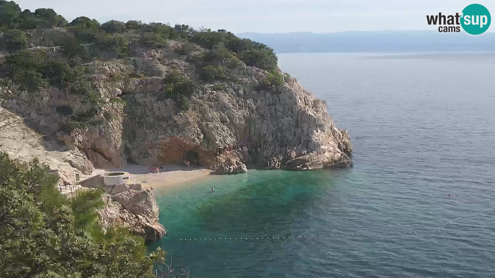 Webcam Brseč Strand – Mošćenička Draga – Kroatien