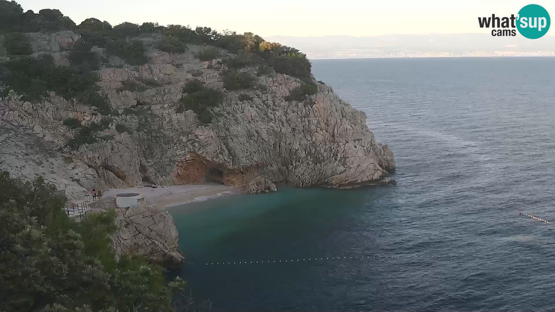 Web kamera plaže Brseč – Mošćenička Draga – Hrvatska