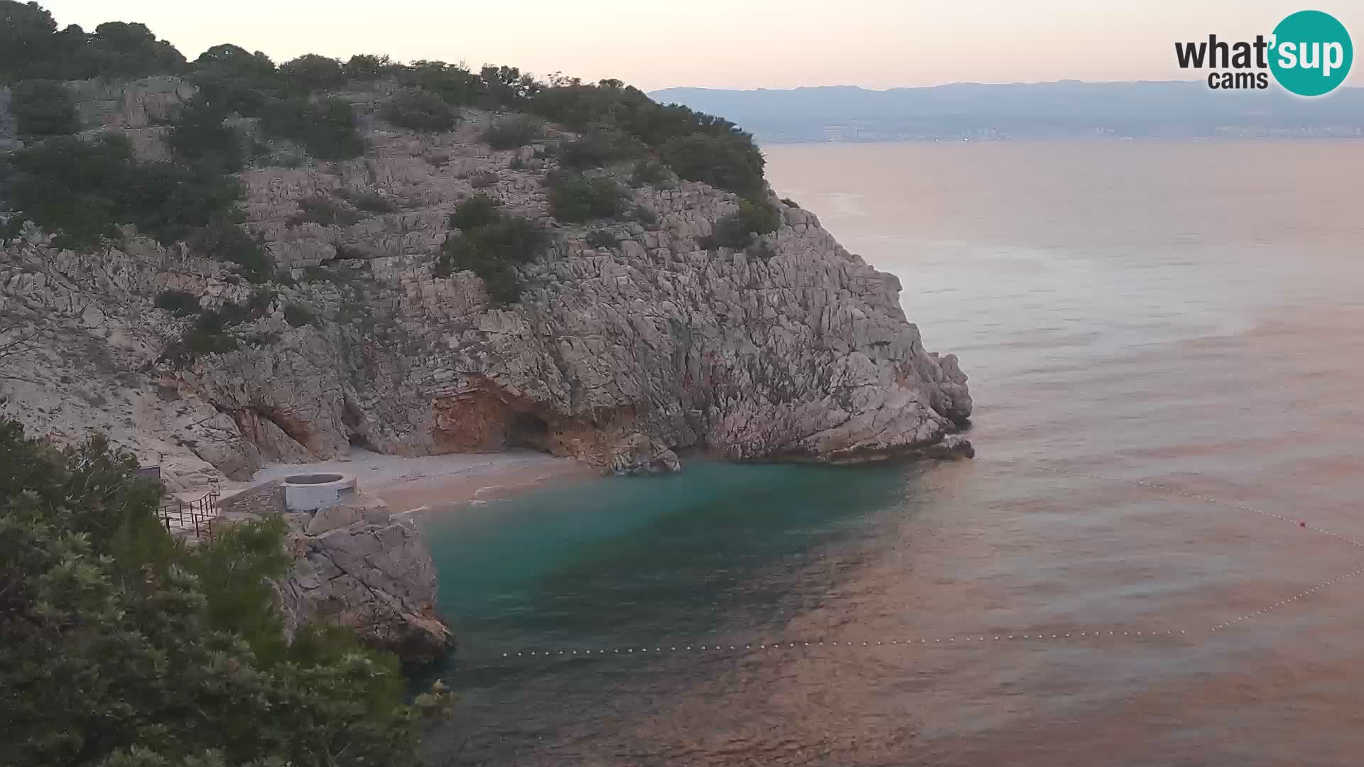Webcam Bersezio spiaggia – Draga di Moschiena – Croazia