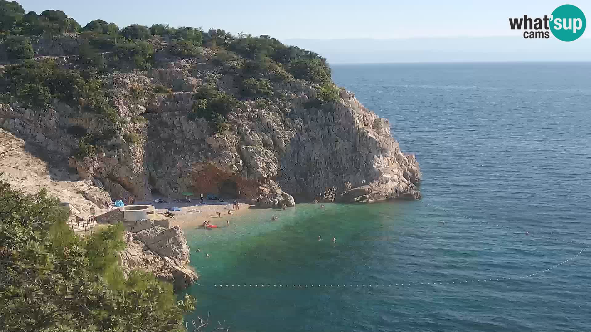 Webcam Brseč beach – Mošćenička Draga – Croatia