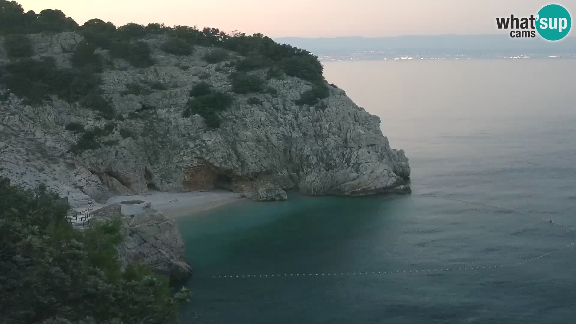 Webcam Bersezio spiaggia – Draga di Moschiena – Croazia