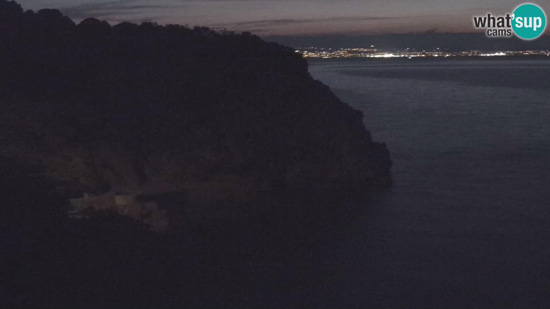 Webcam plage Brseč à Mošćenička Draga, Croatie