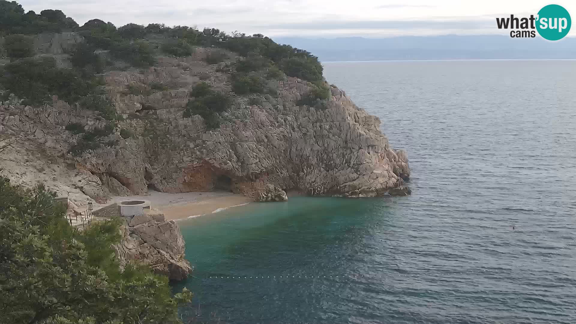 Webcam Brseč beach – Mošćenička Draga – Croatia