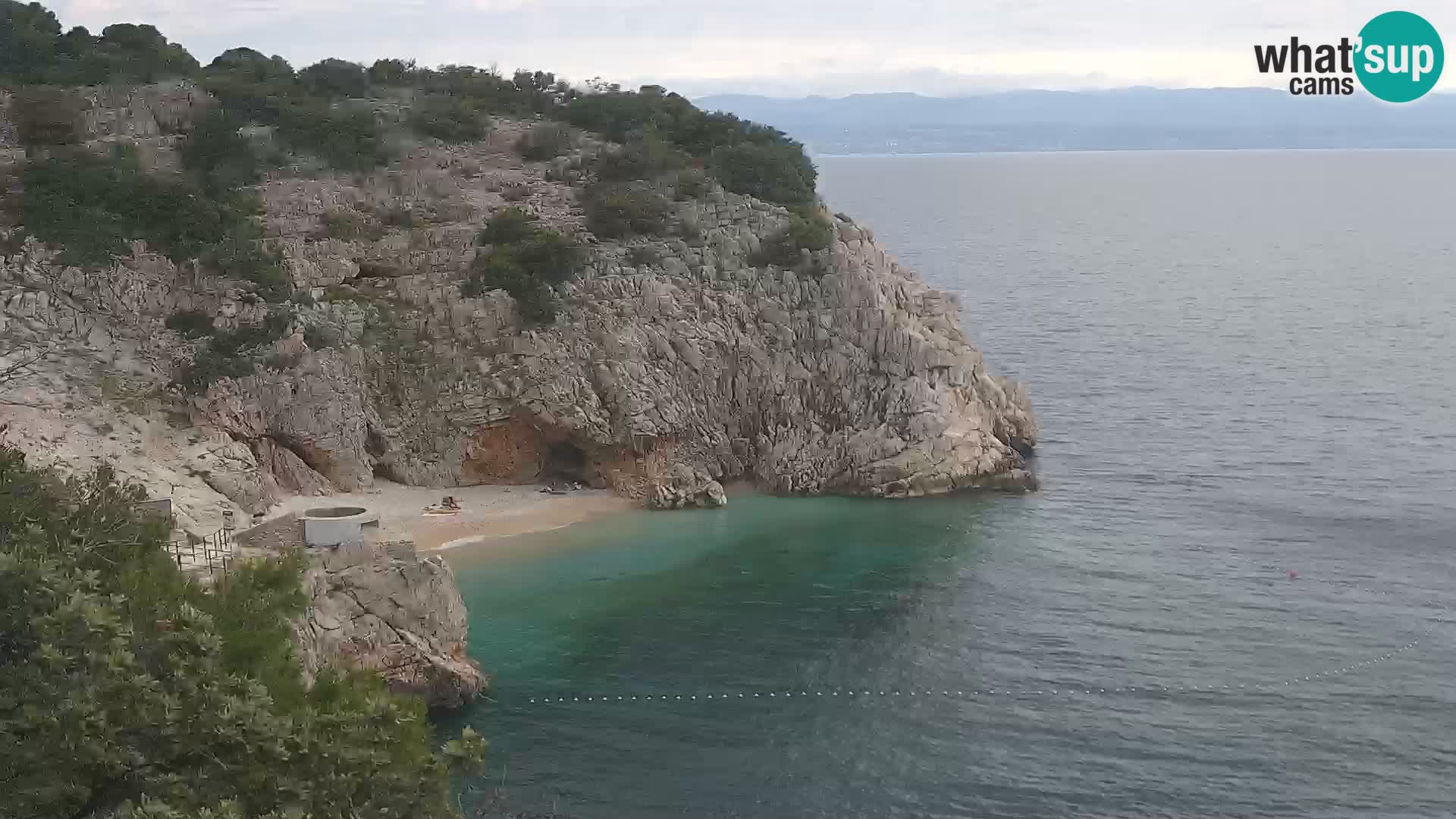 Webcam Brseč Strand – Mošćenička Draga – Kroatien