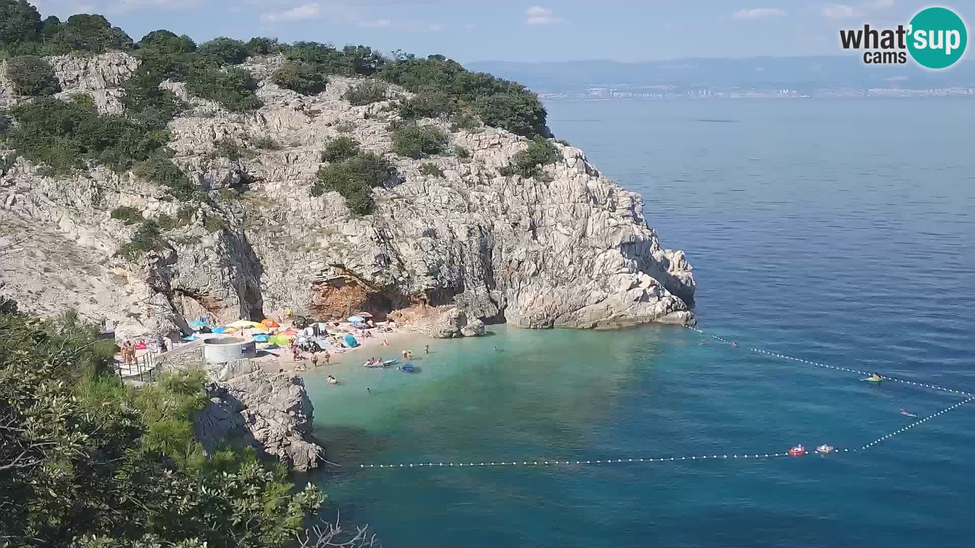 Webcam Bersezio spiaggia – Draga di Moschiena – Croazia