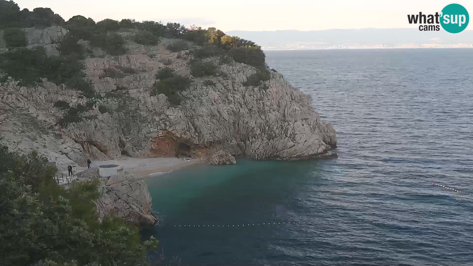 Webcam Brseč beach – Mošćenička Draga – Croatia