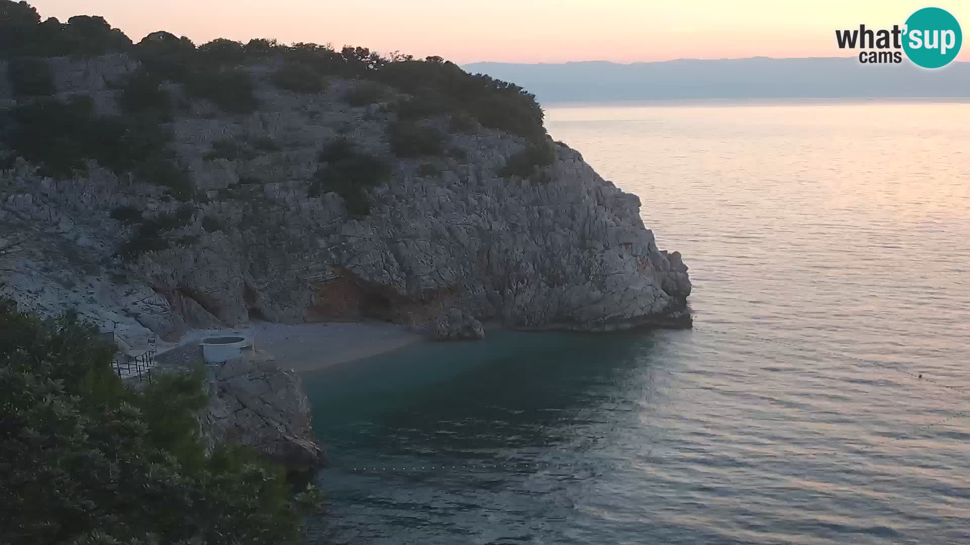Webcam Brseč beach – Mošćenička Draga – Croatia