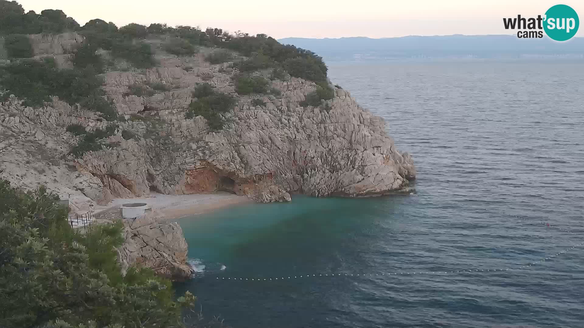 Webcam Brseč beach – Mošćenička Draga – Croatia