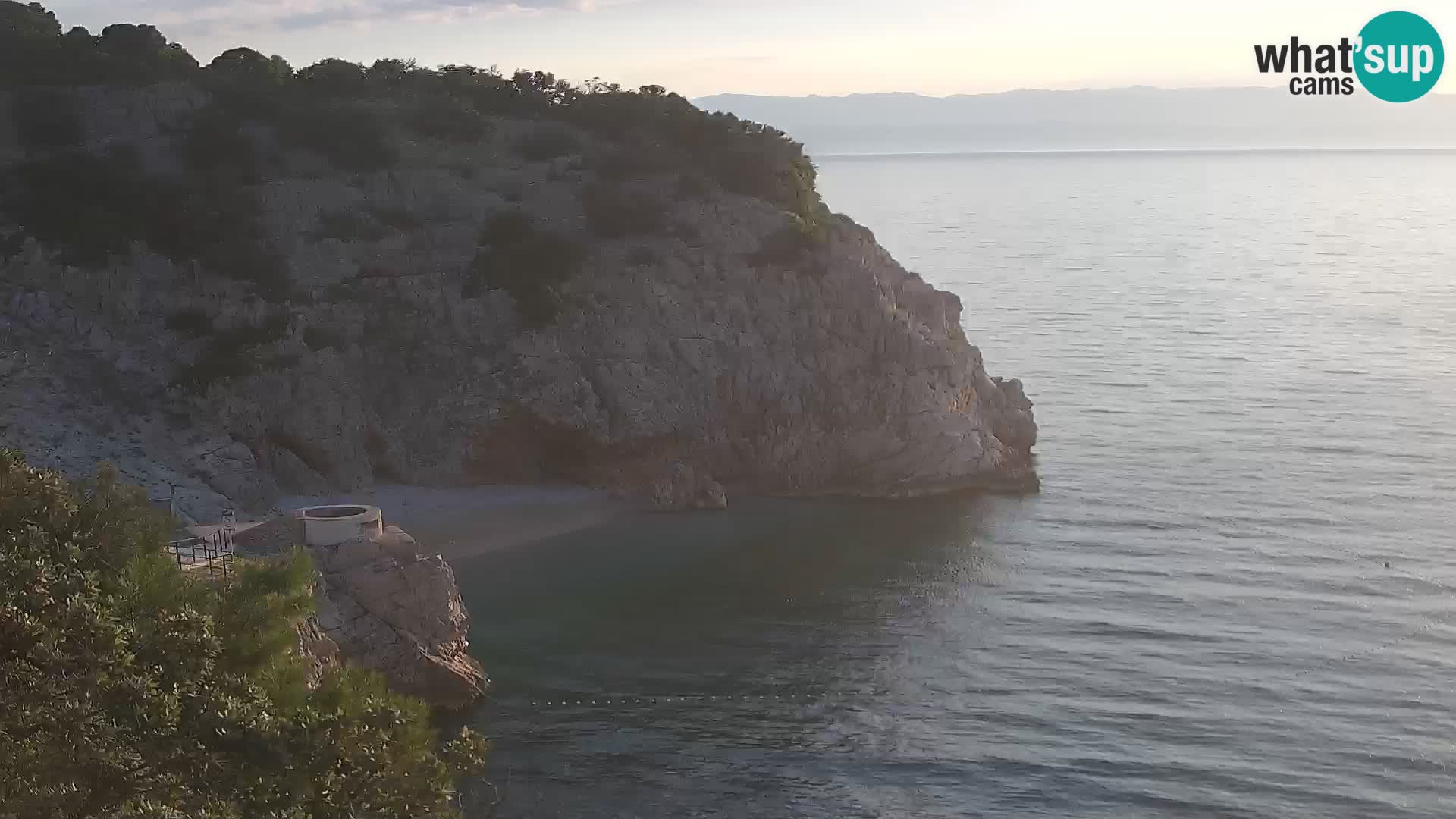 Webcam Brseč beach – Mošćenička Draga – Croatia