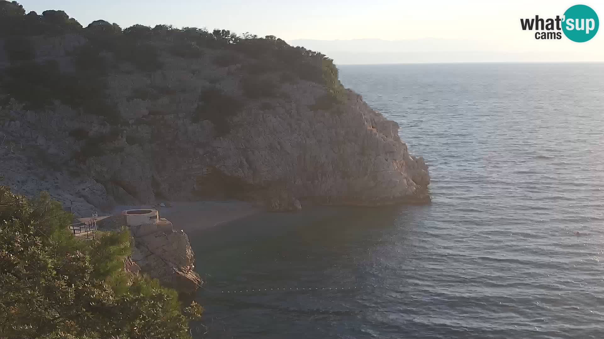 Webcam Brseč beach – Mošćenička Draga – Croatia