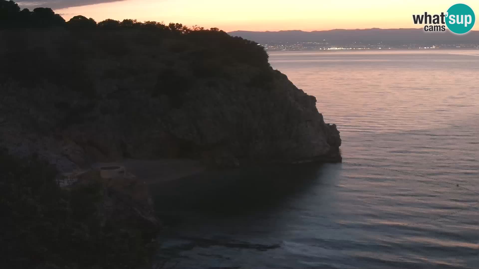 Webcam Brseč beach – Mošćenička Draga – Croatia