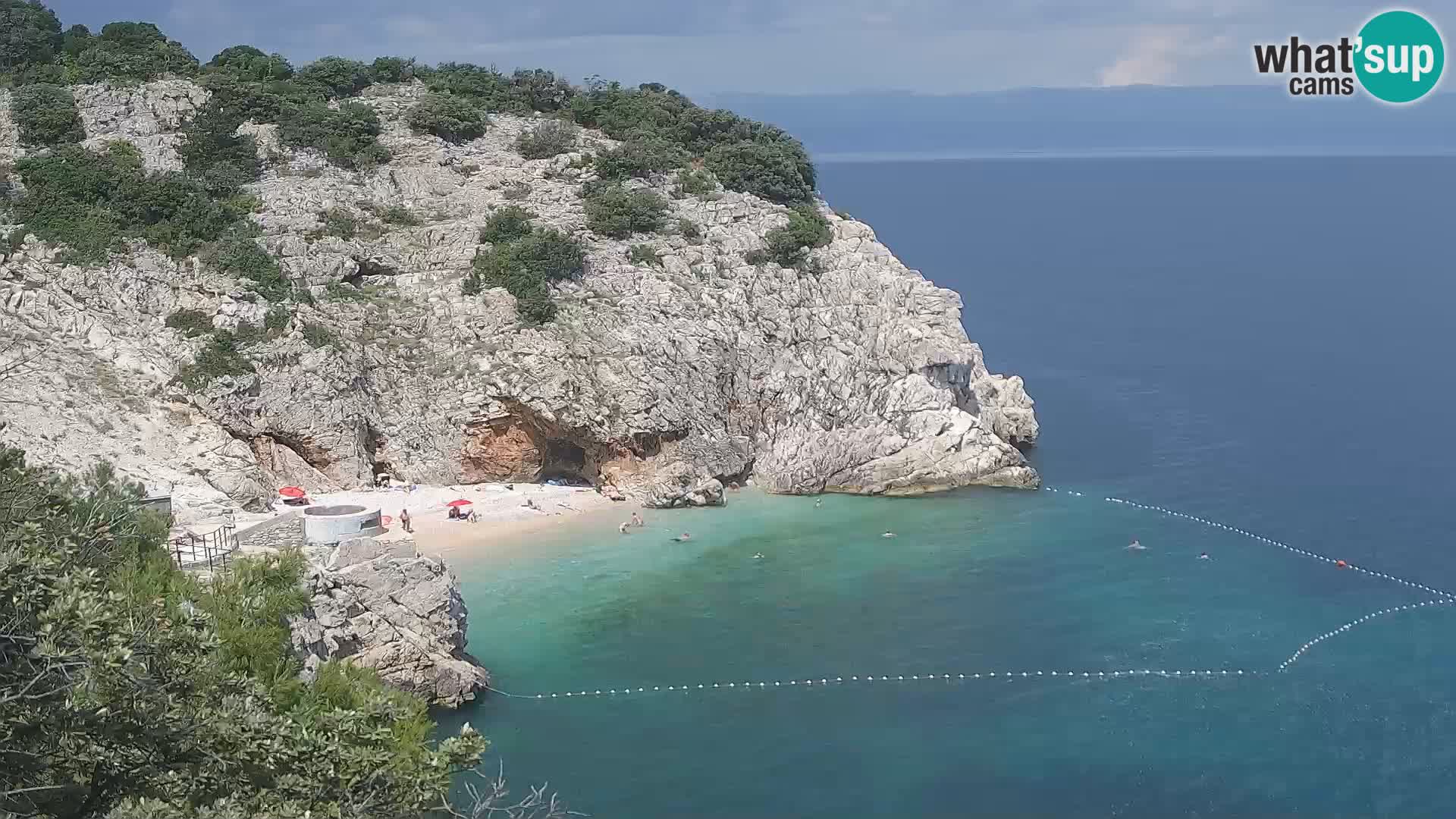 Webcam Brseč beach – Mošćenička Draga – Croatia