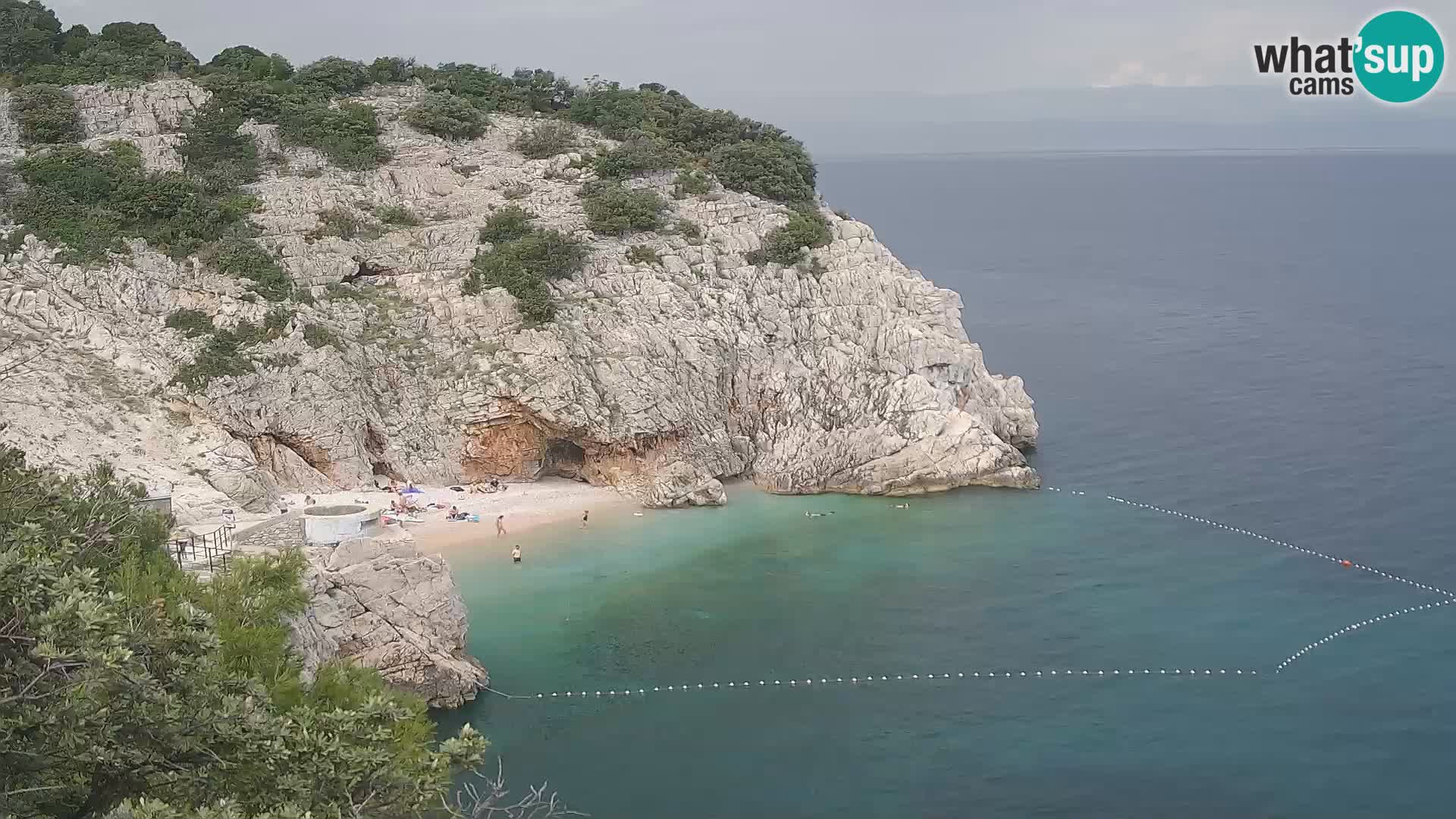 Webcam Brseč Strand – Mošćenička Draga – Kroatien