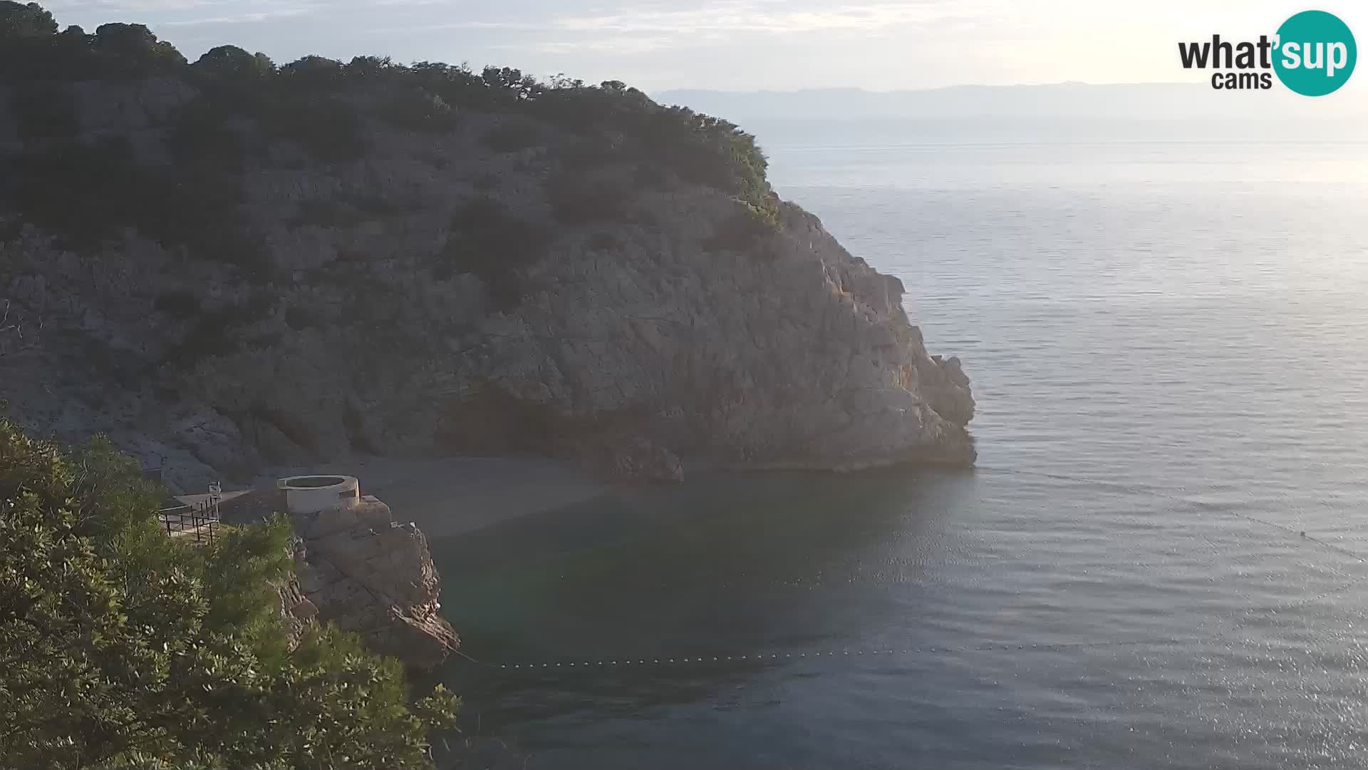 Webcam Brseč beach – Mošćenička Draga – Croatia