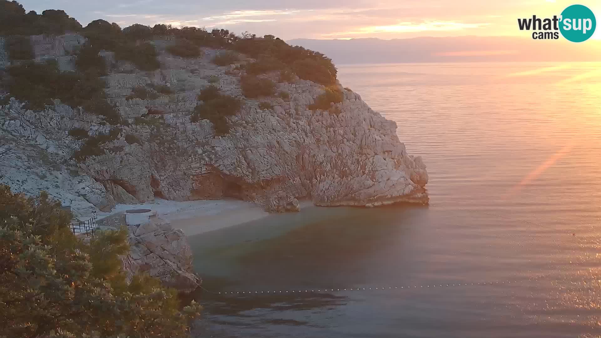 Webcam Brseč beach – Mošćenička Draga – Croatia