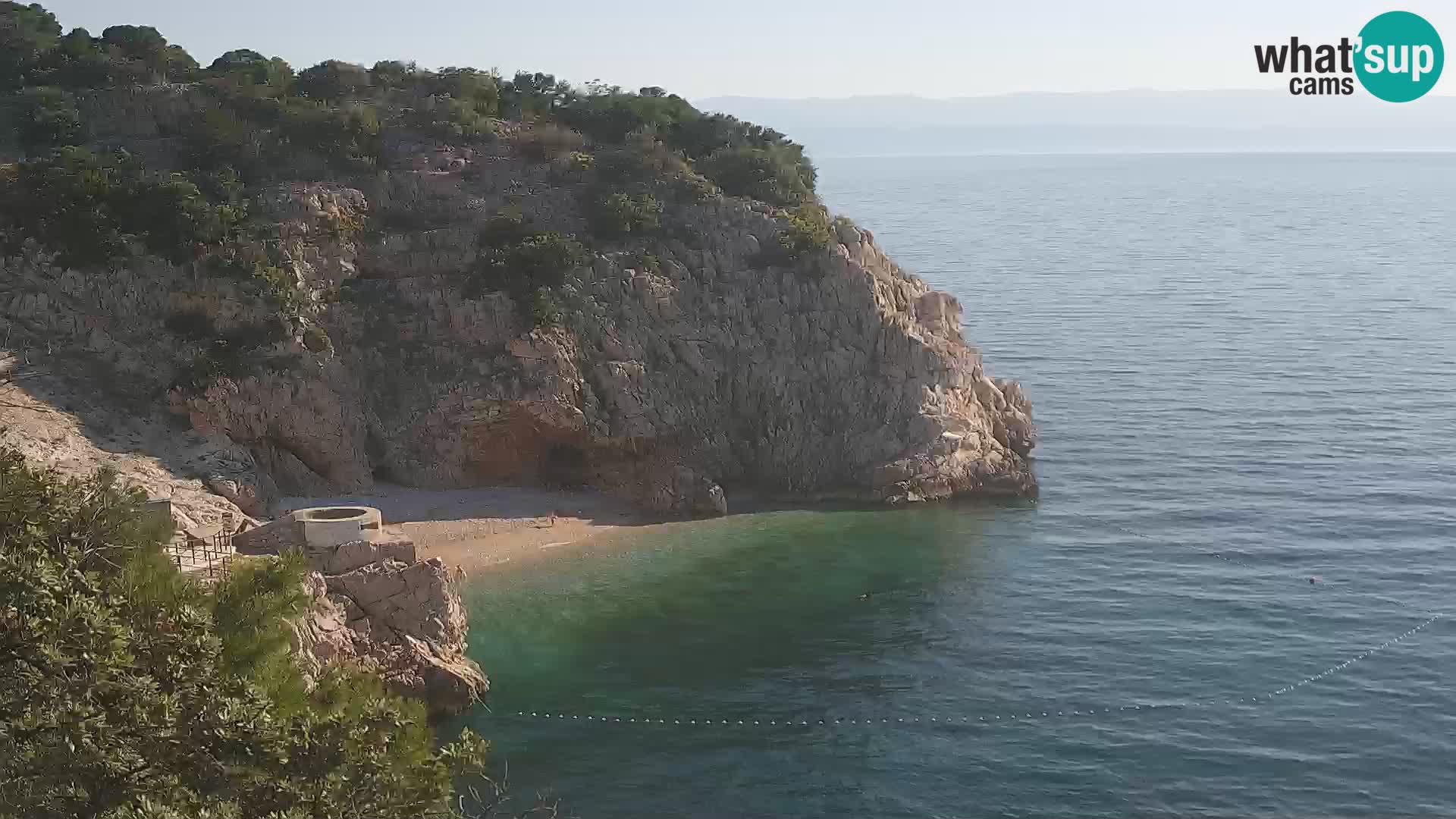 Webcam Brseč beach – Mošćenička Draga – Croatia