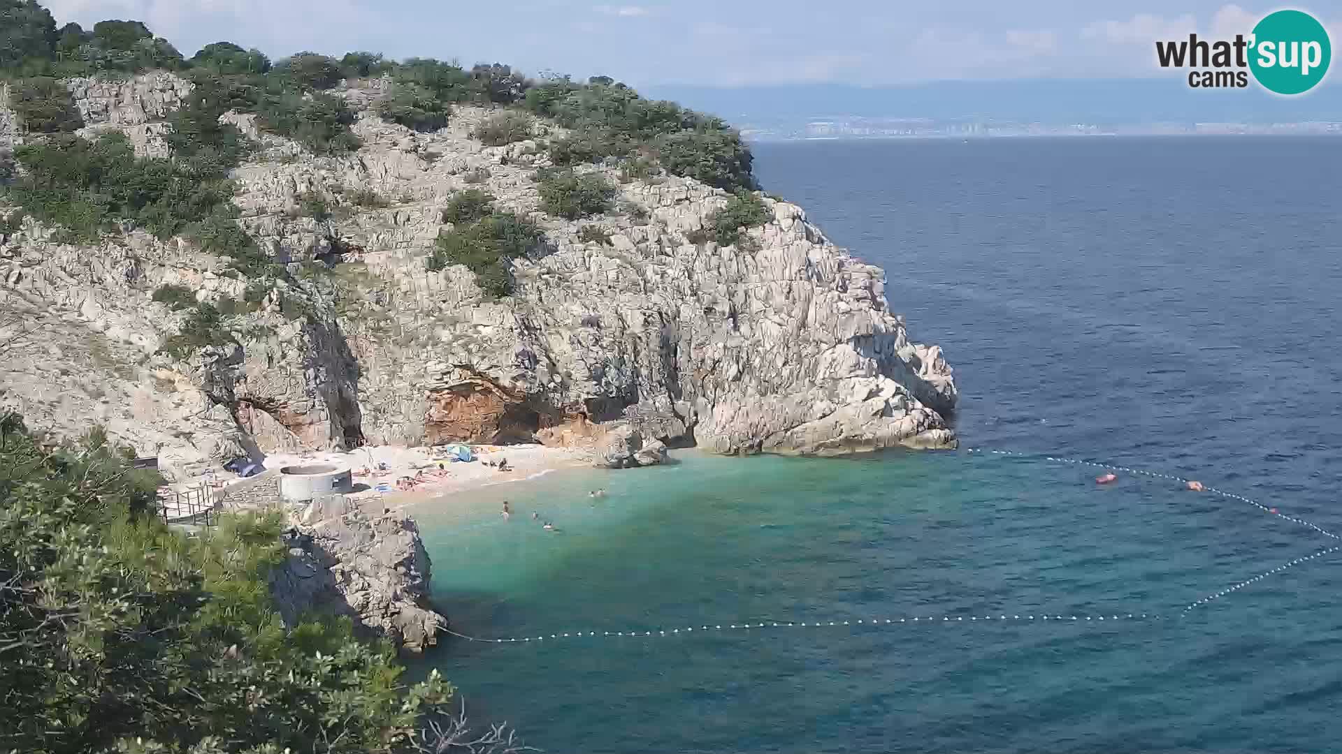 Webcam Brseč Strand – Mošćenička Draga – Kroatien