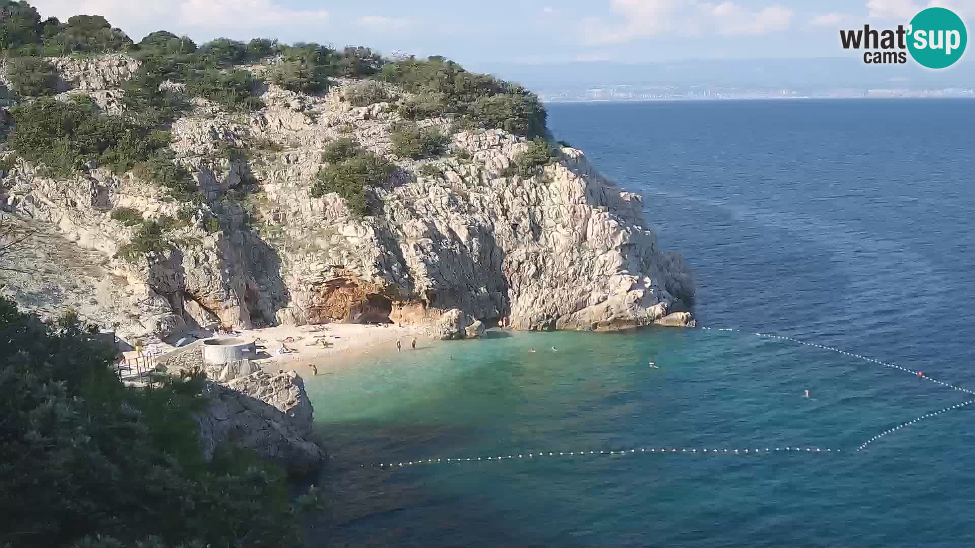 Webcam Brseč Strand – Mošćenička Draga – Kroatien