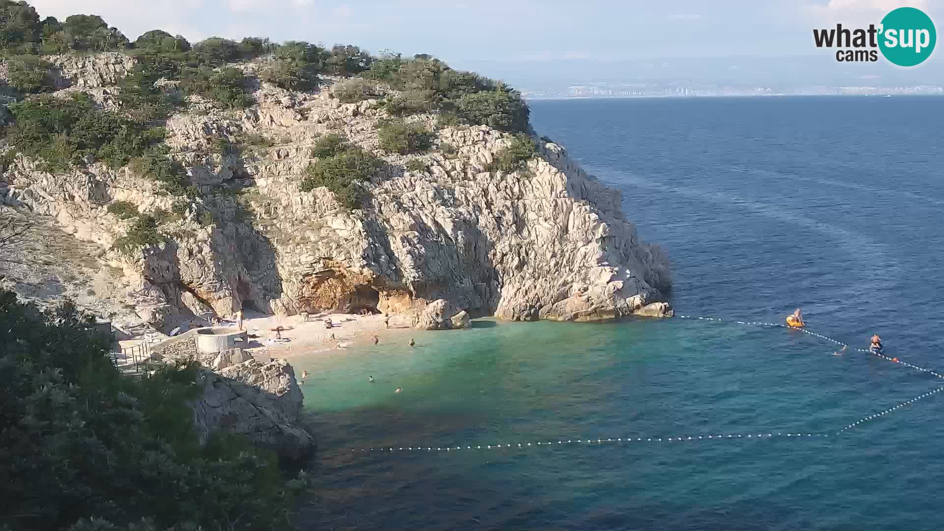 Webcam Brseč Strand – Mošćenička Draga – Kroatien