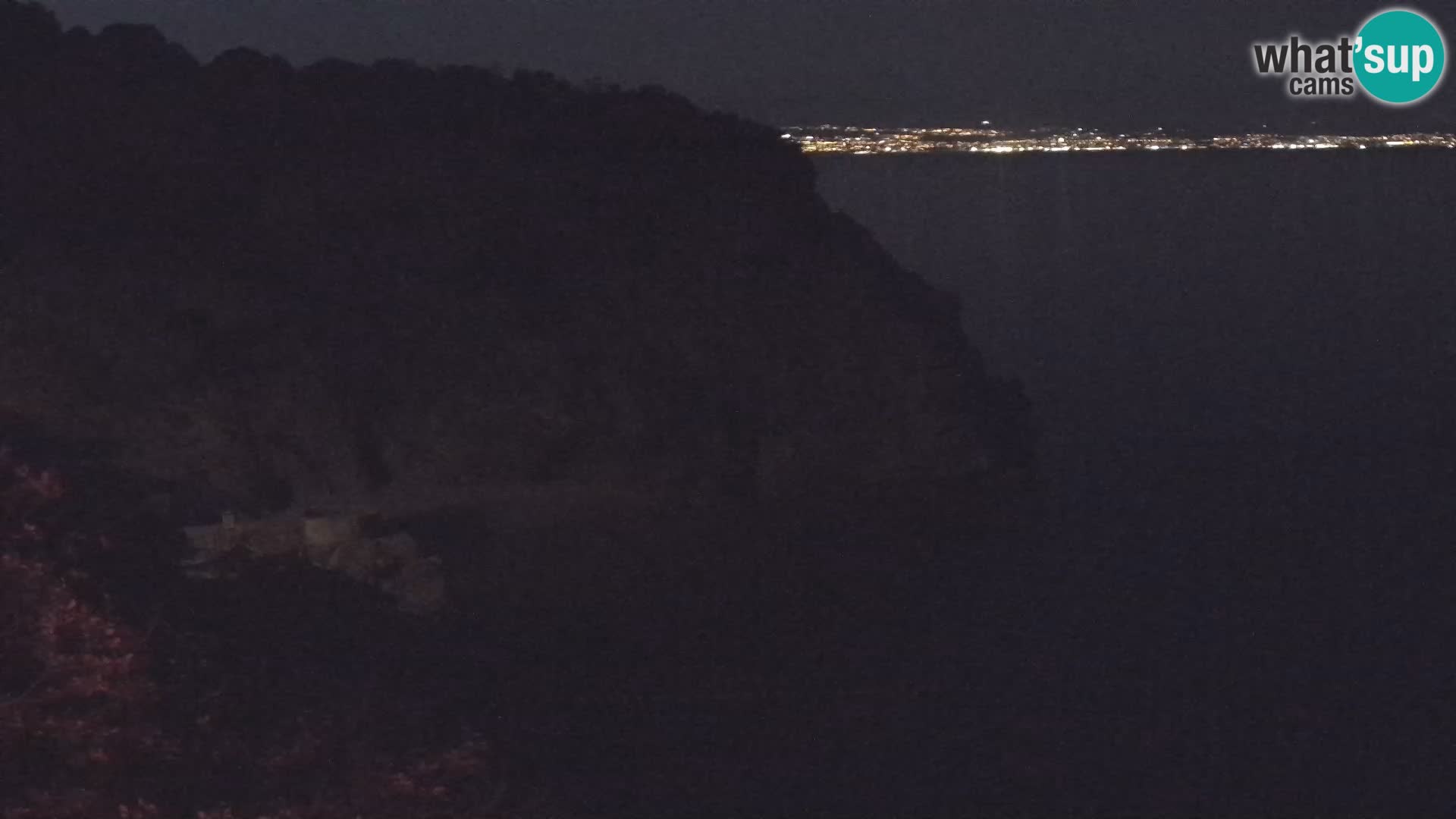 Webcam plage Brseč à Mošćenička Draga, Croatie