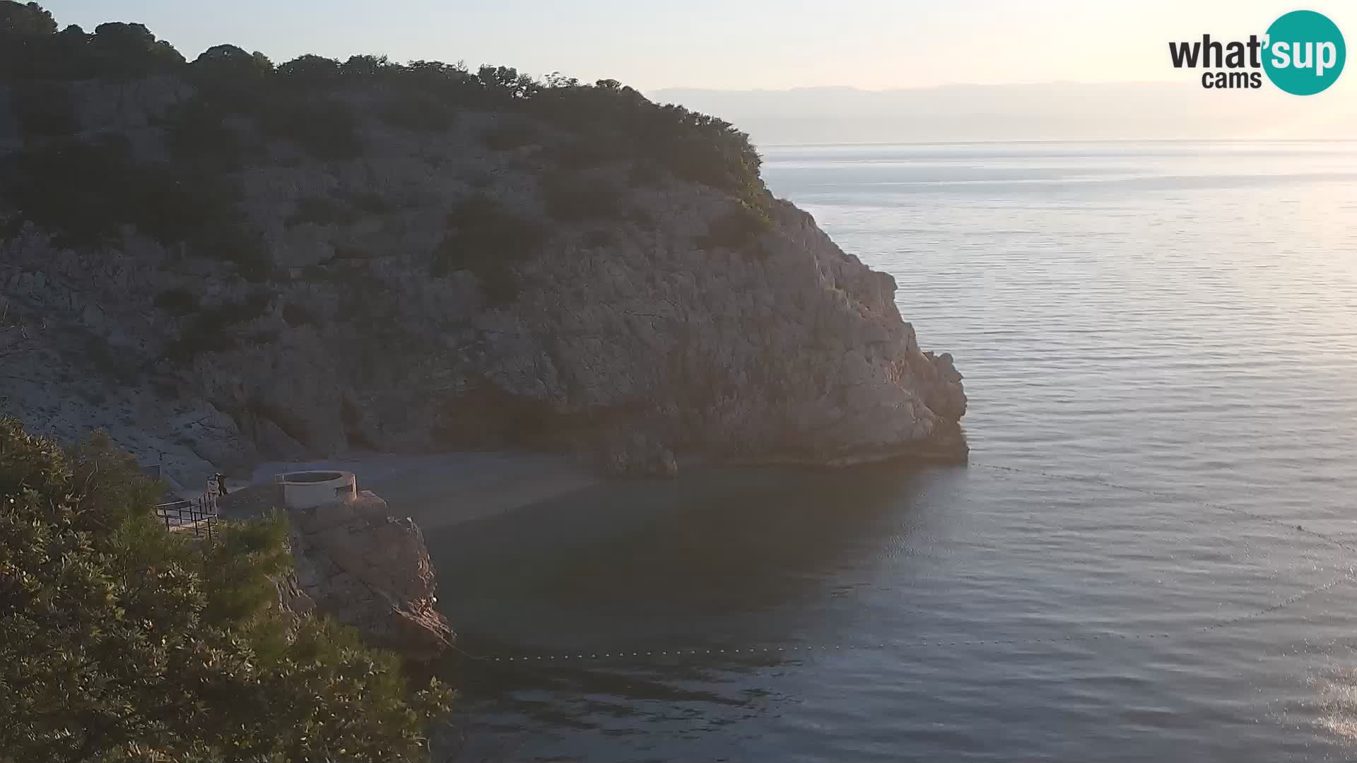 Webcam Bersezio spiaggia – Draga di Moschiena – Croazia