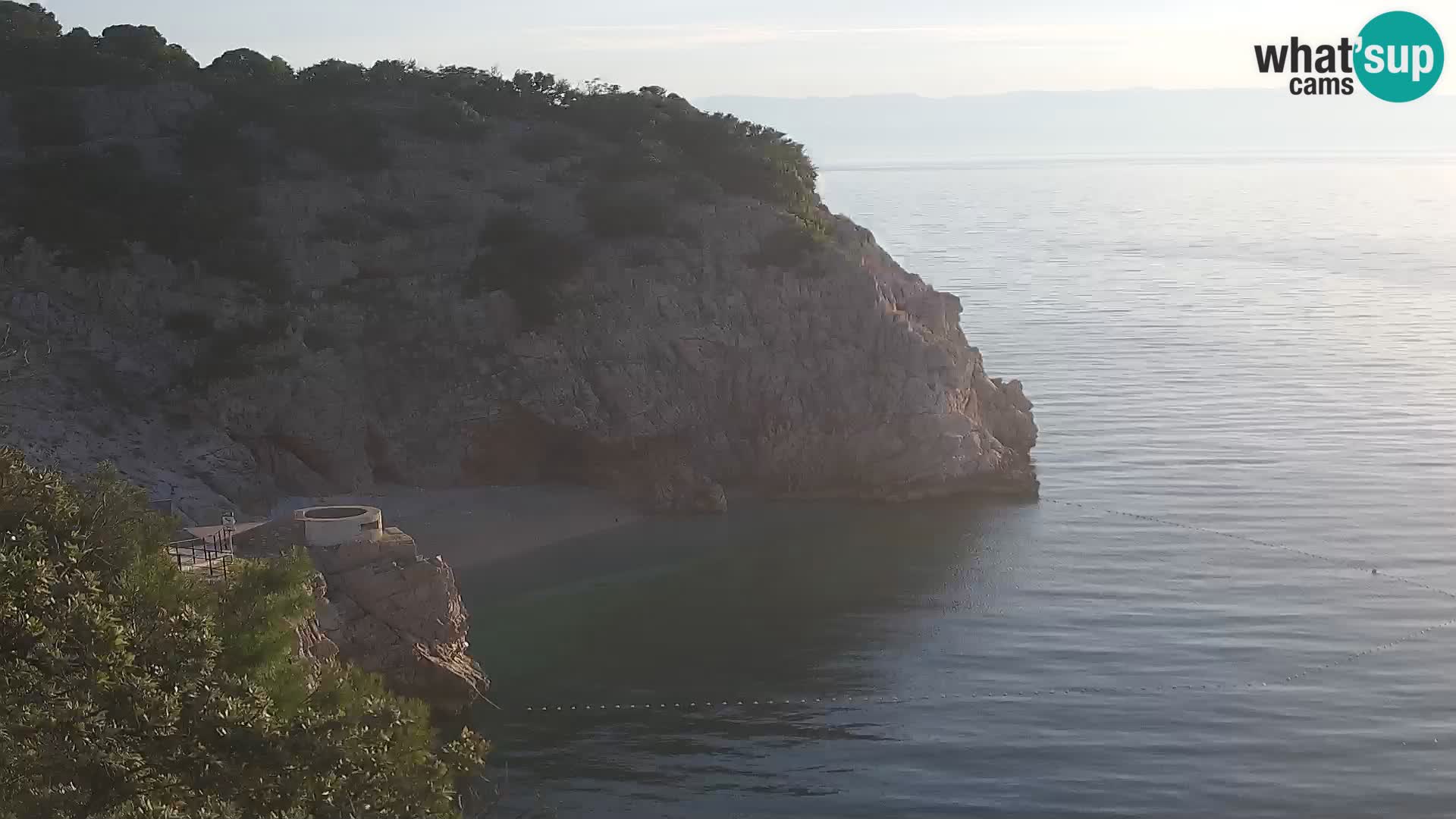 Webcam Brseč beach – Mošćenička Draga – Croatia
