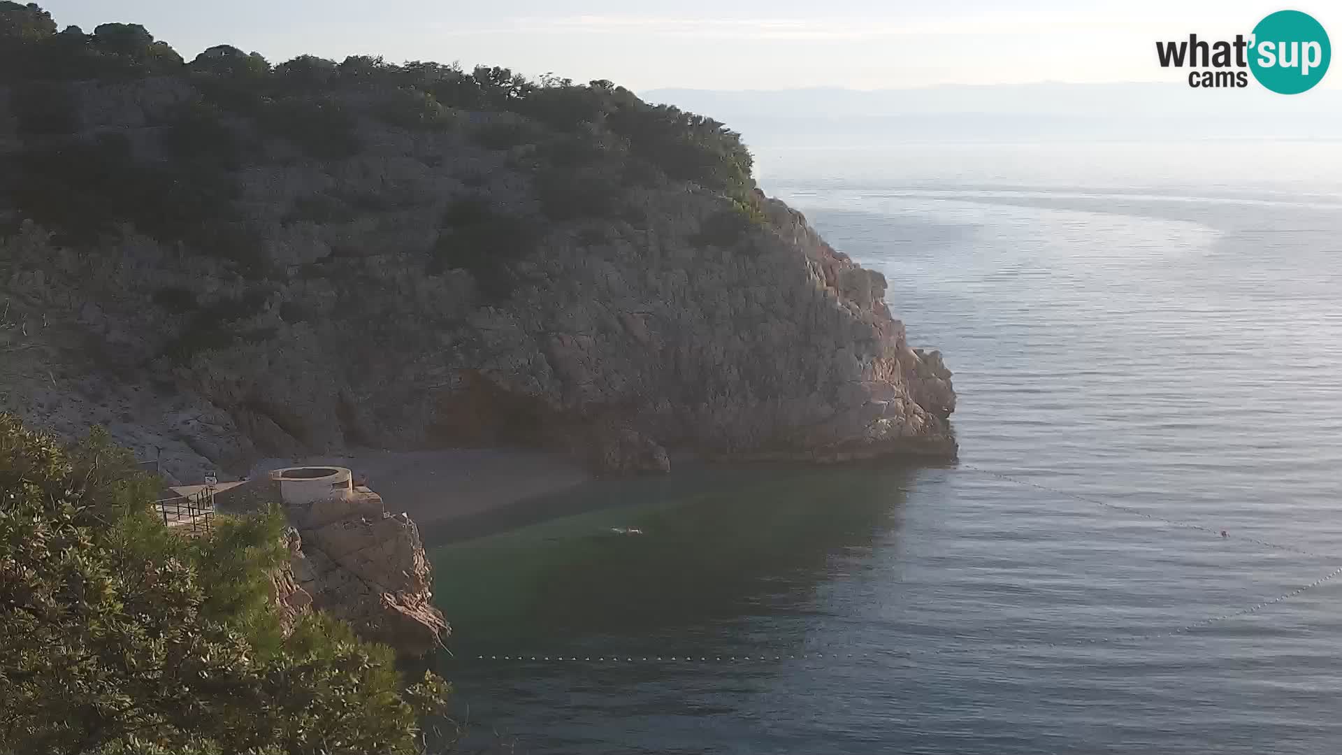 Webcam Bersezio spiaggia – Draga di Moschiena – Croazia
