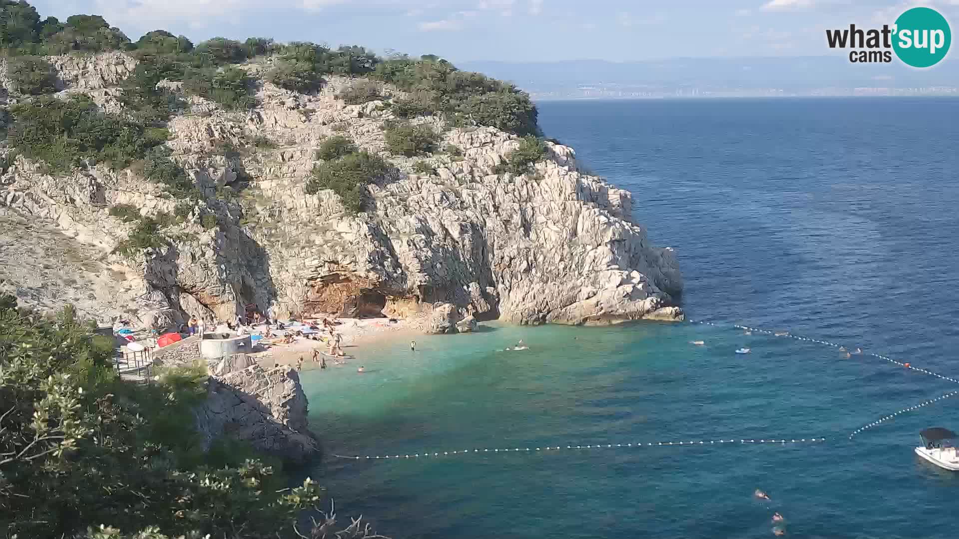 Webcam Brseč Strand – Mošćenička Draga – Kroatien