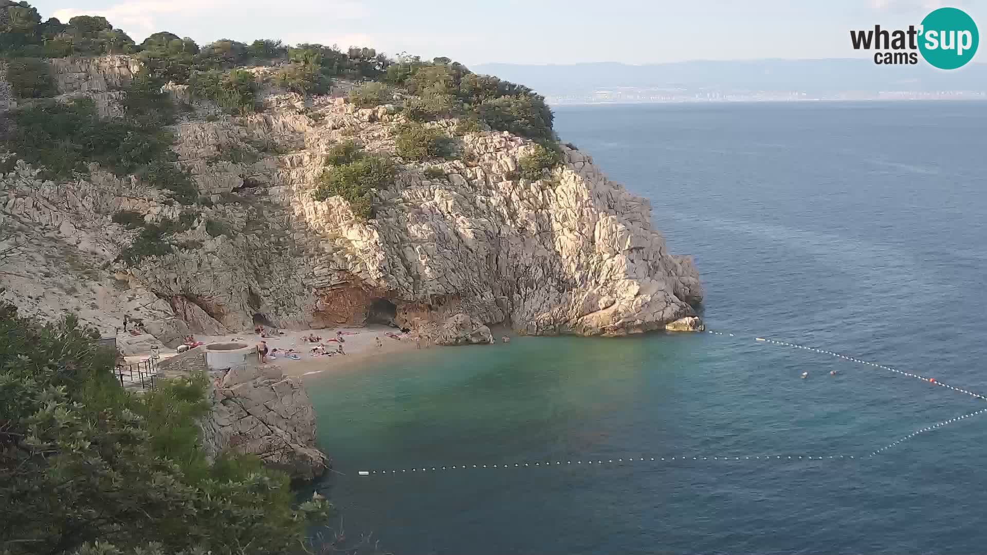 Webcam Brseč beach – Mošćenička Draga – Croatia