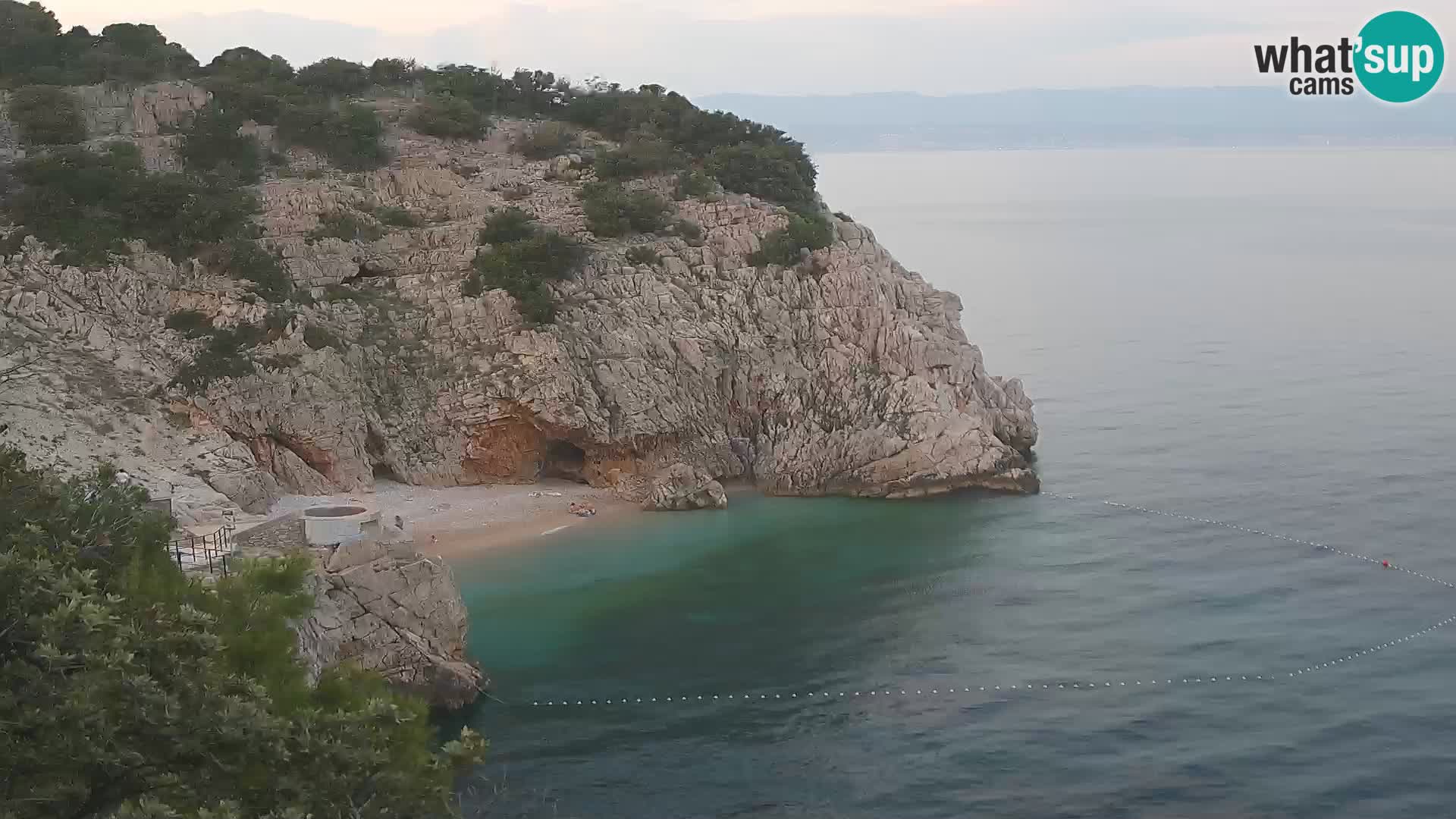 Webcam Brseč beach – Mošćenička Draga – Croatia