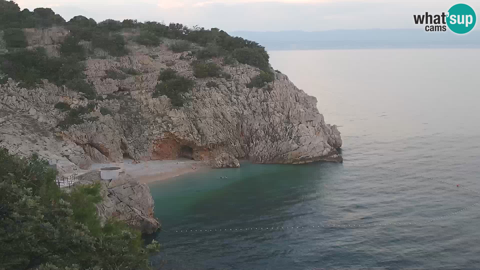Webcam Bersezio spiaggia – Draga di Moschiena – Croazia