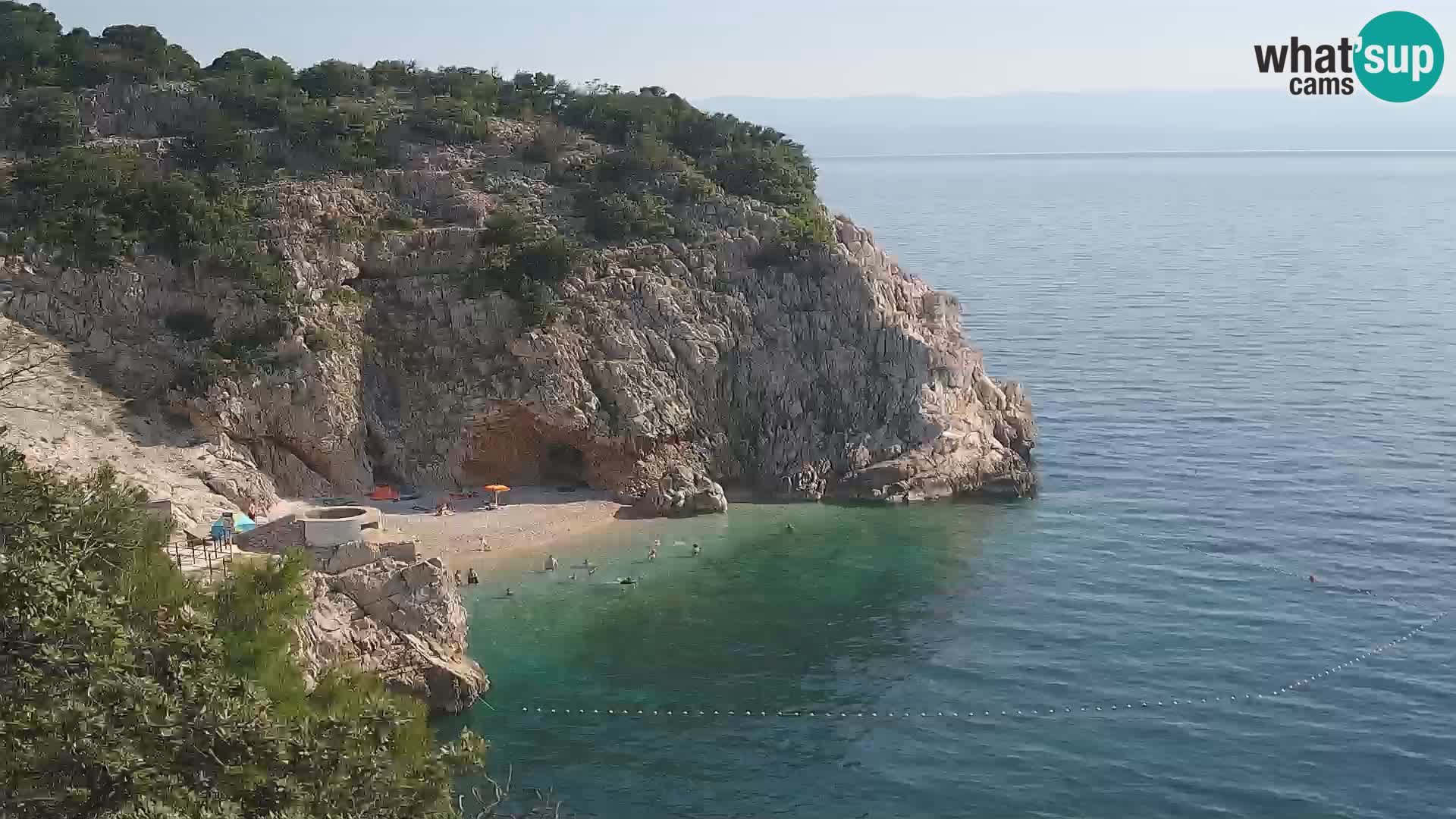 Webcam Brseč Strand – Mošćenička Draga – Kroatien