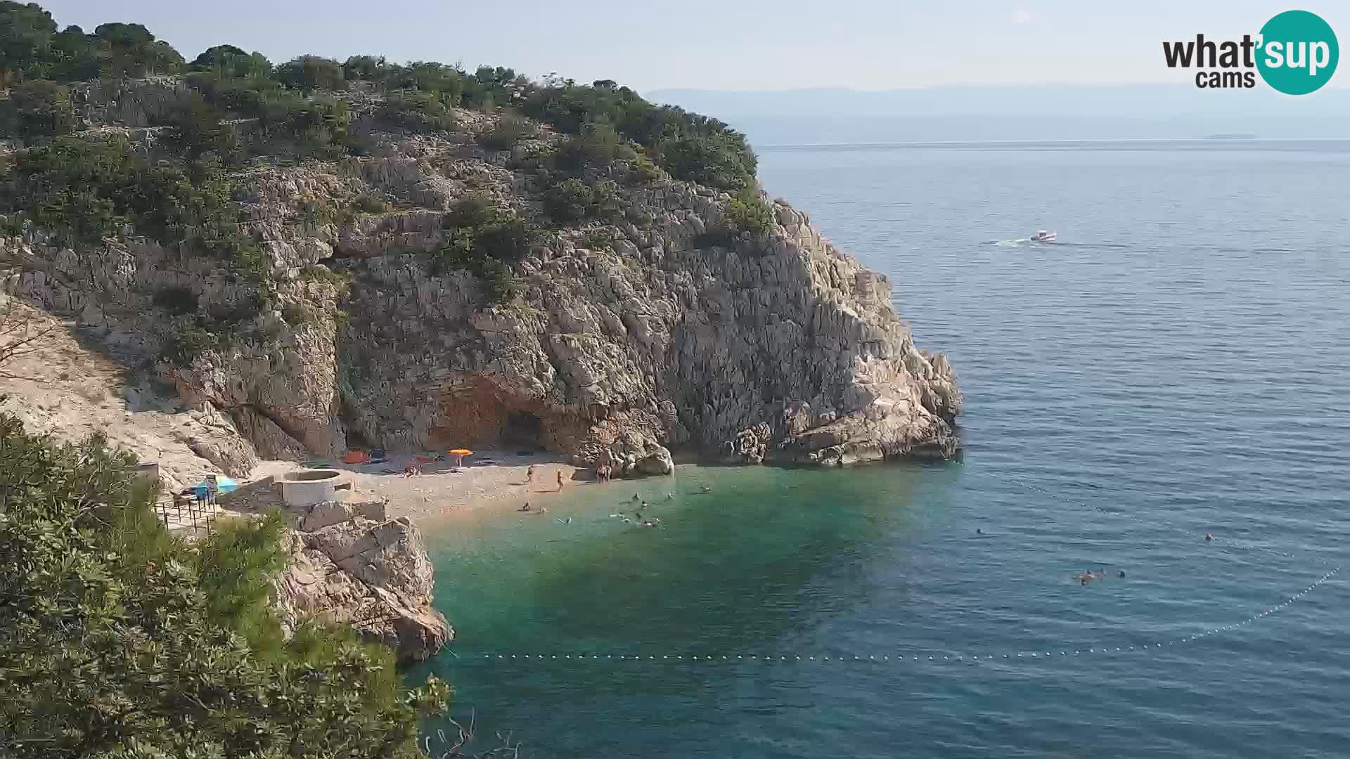 Webcam Brseč Strand – Mošćenička Draga – Kroatien