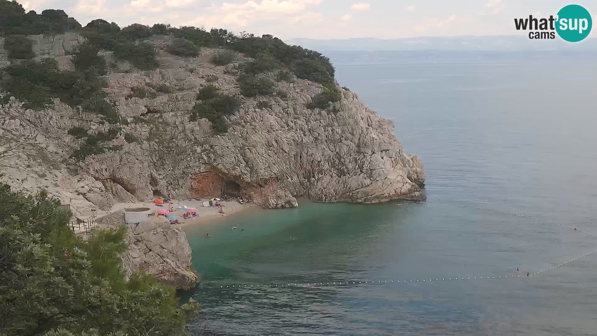 Webcam Brseč Strand – Mošćenička Draga – Kroatien