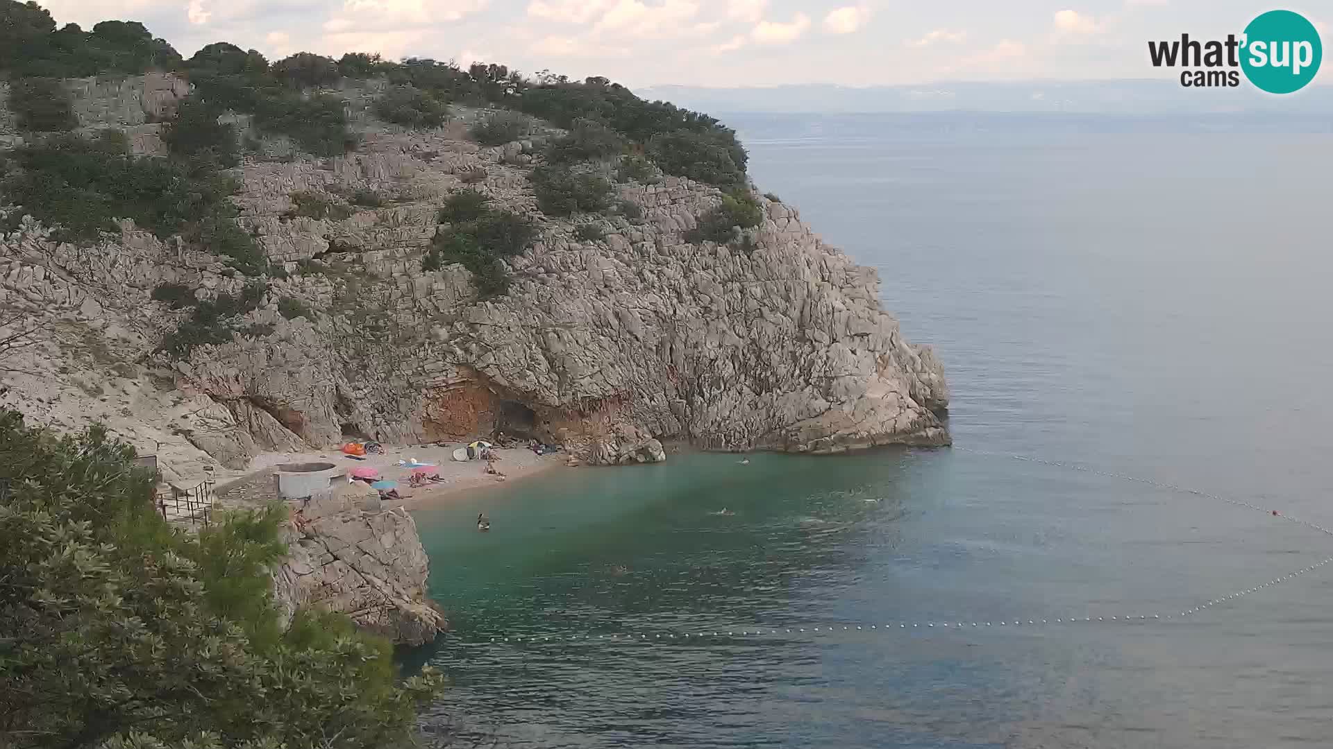Web kamera plaže Brseč – Mošćenička Draga – Hrvatska