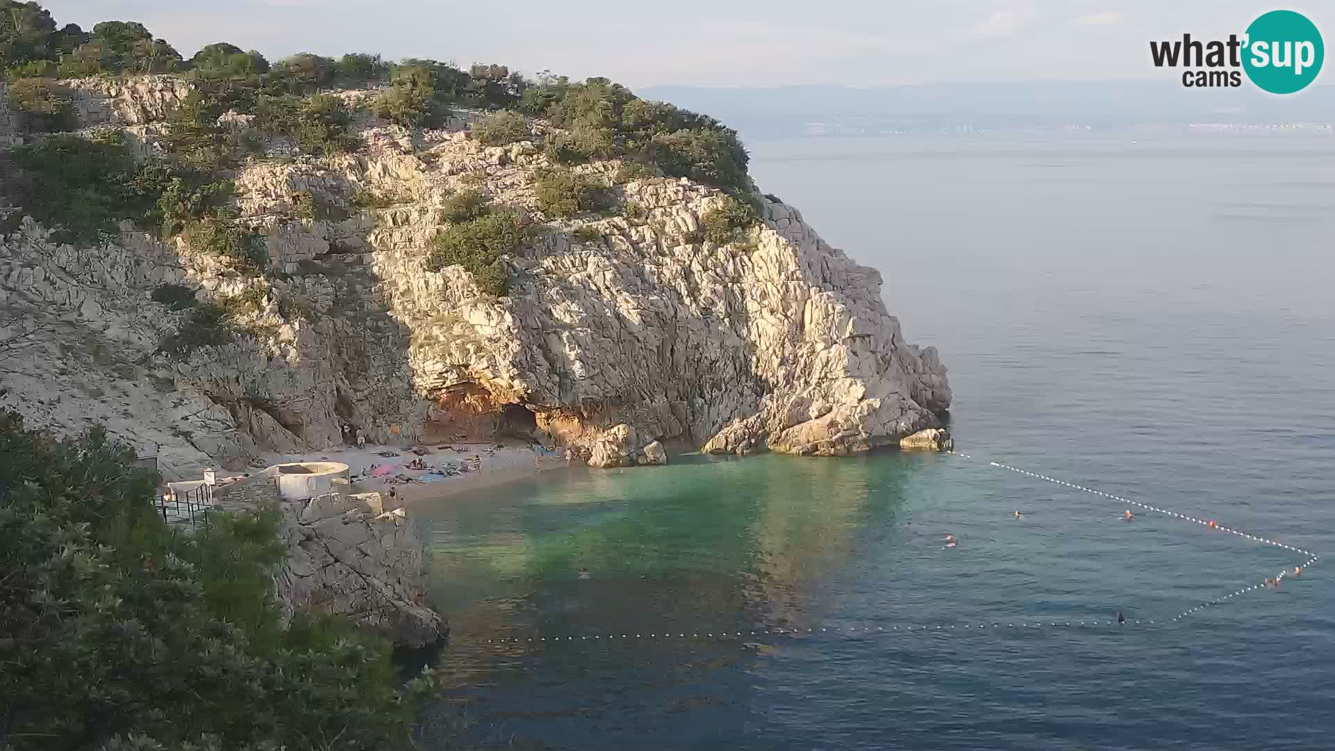 Web kamera plaže Brseč – Mošćenička Draga – Hrvatska