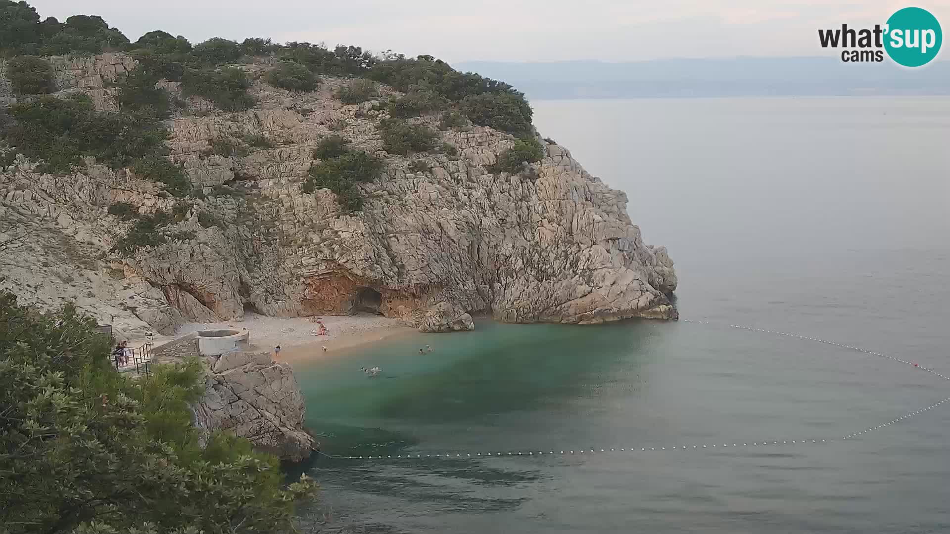 Web kamera plaže Brseč – Mošćenička Draga – Hrvatska