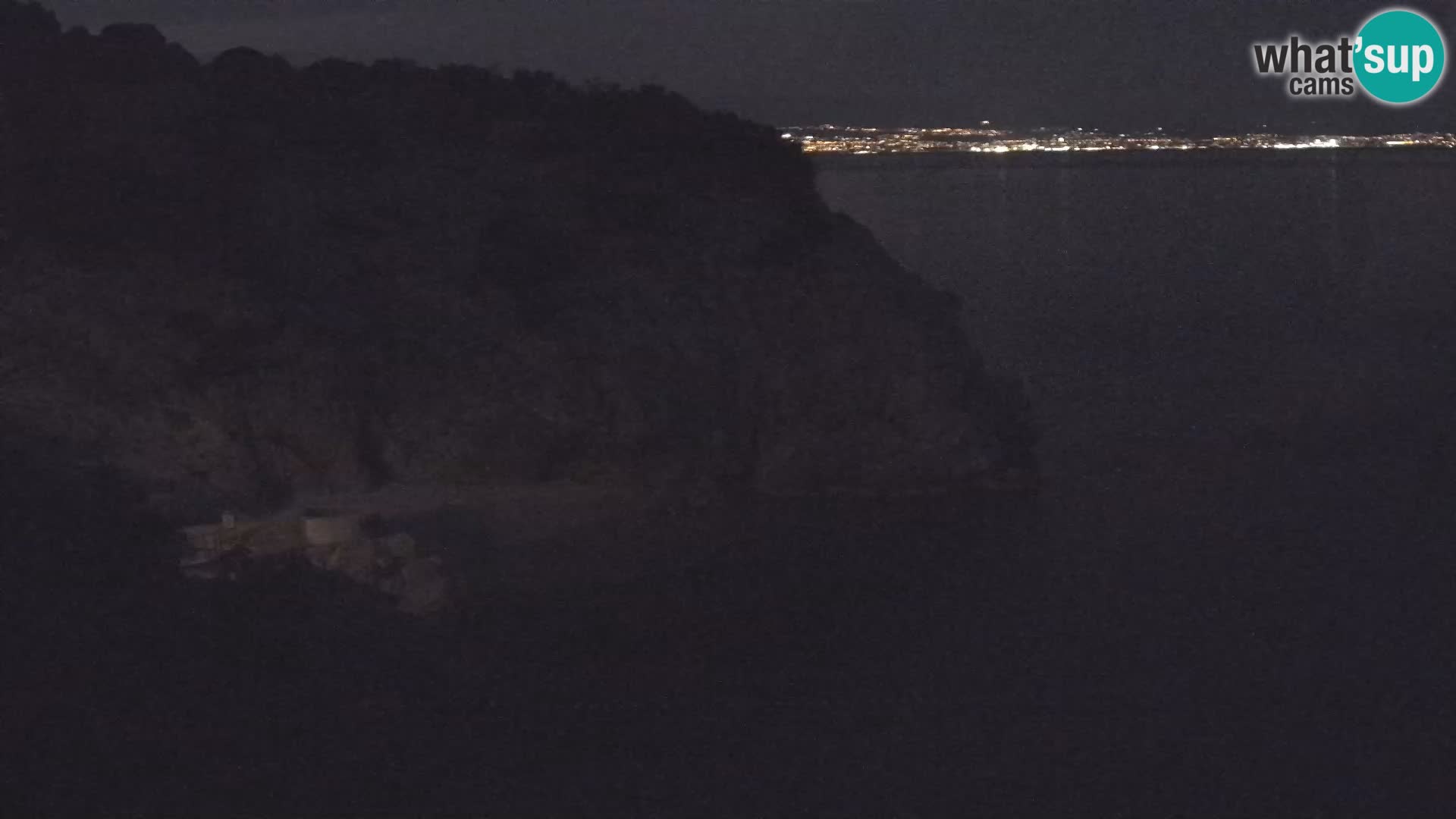 Webcam plage Brseč à Mošćenička Draga, Croatie