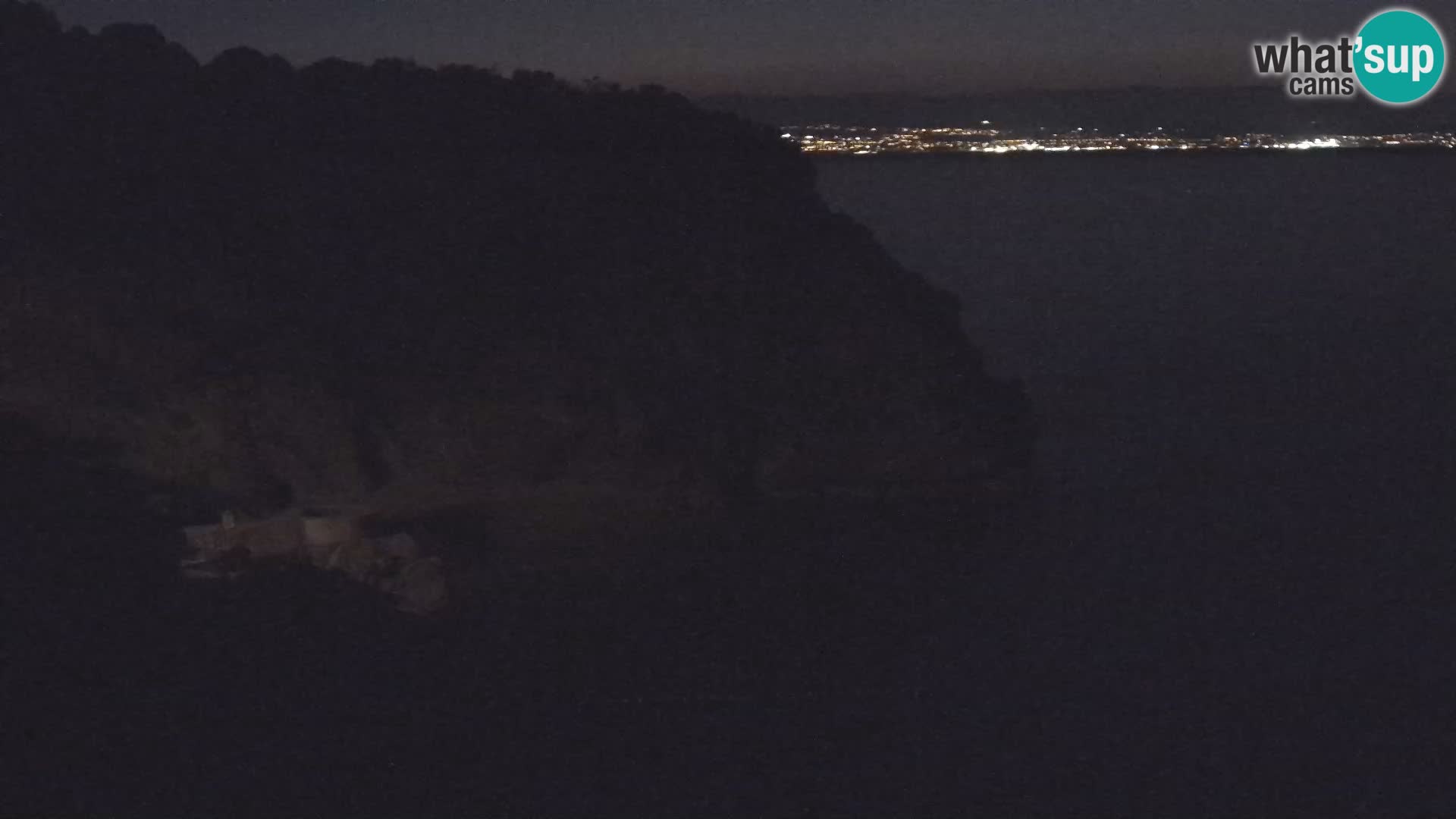 Webcam plage Brseč à Mošćenička Draga, Croatie